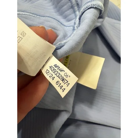 NWT OFFLINE By Aerie Real Me XTRA Ribbed High Waisted Trouser Blue-sz XL - Picture 12 of 12